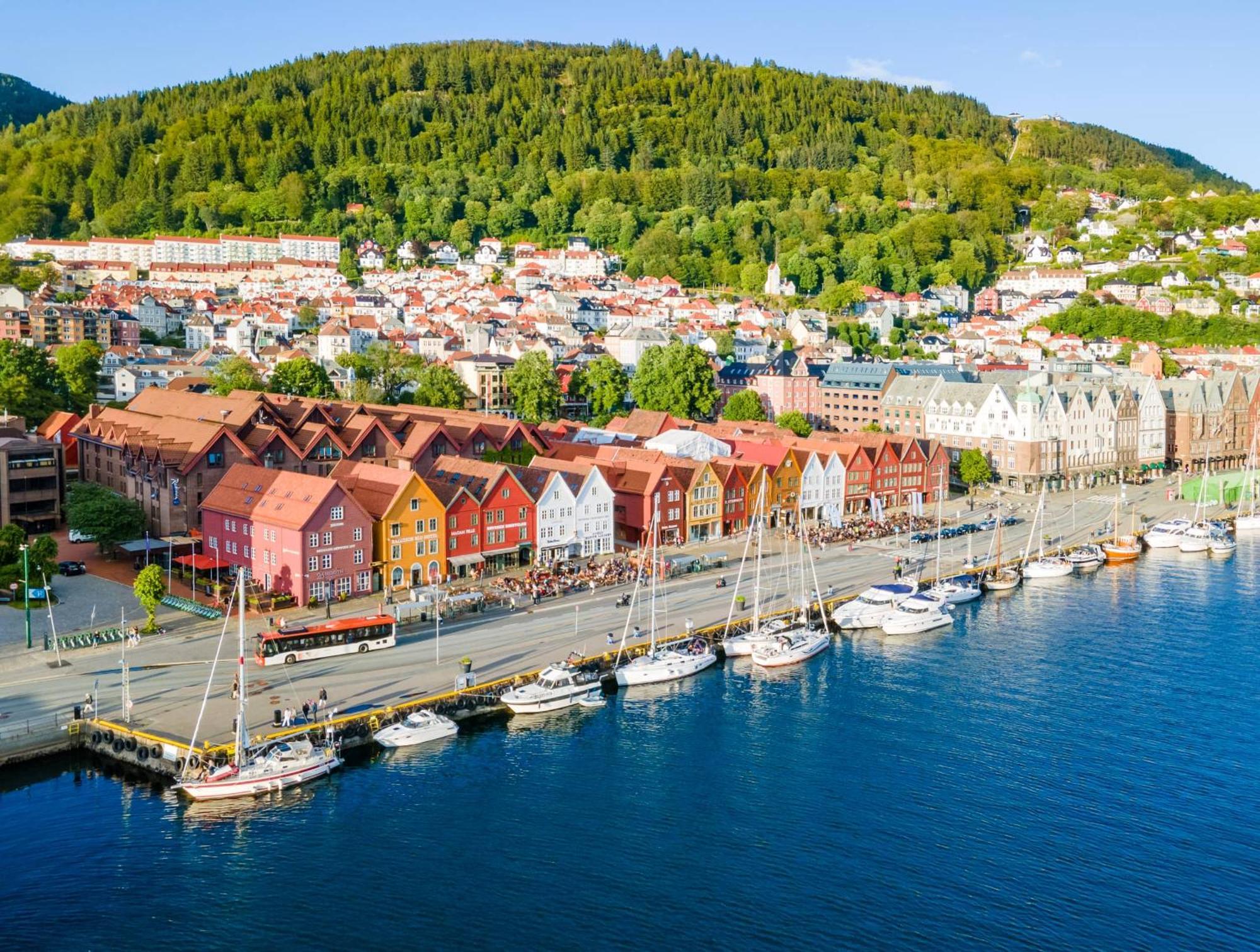 شقة Live In Historic Building - View To Bryggen برغن المظهر الخارجي الصورة